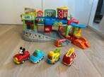 Vtech Toet Toet Garage + 4 Auto's - incl doos, Kinderen en Baby's, Ophalen, Zo goed als nieuw, Jongen of Meisje
