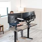 3-weg Monitor Standaard / Beugel - Volledig Verstelbaar, Computers en Software, Monitoren, Ophalen, Gebruikt, Onbekend, In hoogte verstelbaar