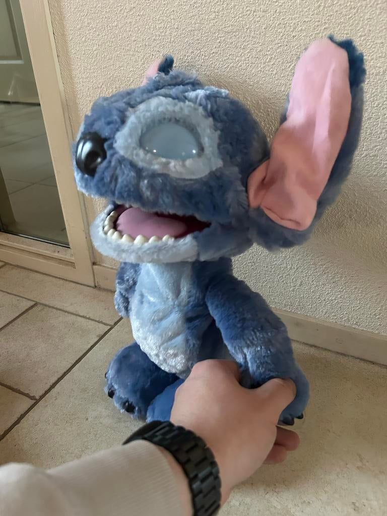 Disney Stitch XXL Interactieve Knuffel - Zo Goed Als Nieuw, ., Overige typen, Ophalen of Verzenden, Zo goed als nieuw