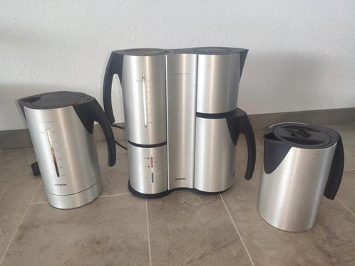 Siemens koffiezetapparaat en waterkoker, Witgoed en Apparatuur, Koffiezetapparaten, Gebruikt, Gemalen koffie, Combi, 4 tot 10 kopjes