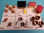 Playmobil Onderdelen 1241-52 Paraplu Bord Vuur Weegschaal, Verzenden, Gebruikt, Los playmobil