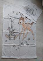 Flanellen Dekbedovertrek Bambi Stampertje Baby Peuter, Jongetje of Meisje, Wit, Dekbedovertrek, Ophalen of Verzenden