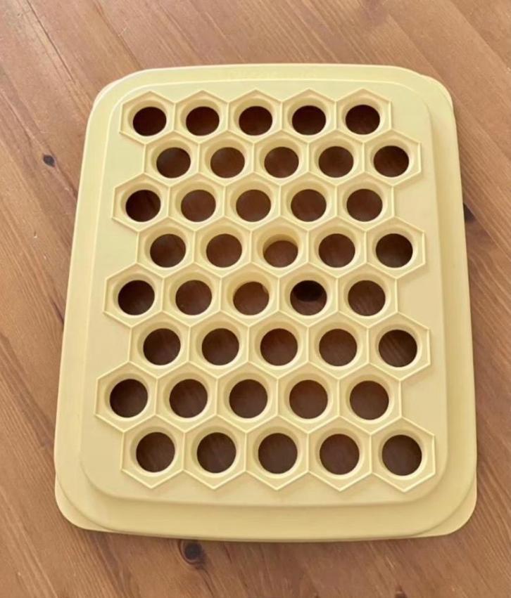 Tupperware deegrooster v div pastagerechten hapjesmaker, Huis en Inrichting, Keuken | Tupperware, Nieuw, Overige typen, Geel, Ophalen of Verzenden