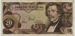 21-1596 Oostenrijk 20 schilling 1967, Postzegels en Munten, Bankbiljetten | Europa | Niet-Eurobiljetten, Verzenden, Oostenrijk