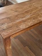 Teak houten eettafel, Huis en Inrichting, Tafels | Eettafels, Ophalen, Gebruikt, Teakhout, 50 tot 100 cm