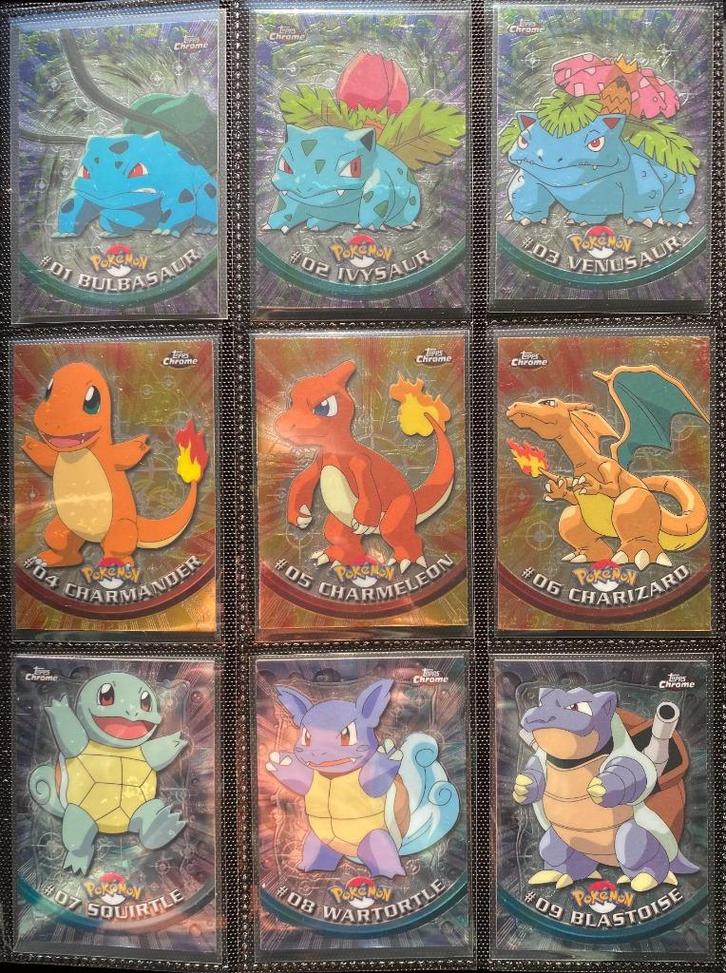 Pokemon Topps - complete sets - Chrome series 1 & 2, Hobby en Vrije tijd, Verzamelkaartspellen | Pokémon, Nieuw, Meerdere kaarten