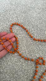 Vintage Bloedkoraal ketting, Sieraden, Tassen en Uiterlijk, Antieke sieraden, Ophalen of Verzenden, Overige materialen, Ketting