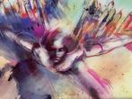 Kunst: ‘Icarus’ Giclée art achter plexiglas, museumkwaliteit, Verzenden