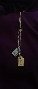 LV/Louis Vuitton ketting, Ophalen of Verzenden, Gebruikt, Zilver, Goud