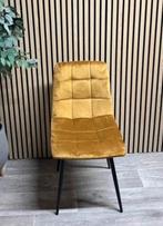 4 Velvet eetkamerstoelen, Huis en Inrichting, Stoelen, LaVe Outlet, Nieuw, Ophalen of Verzenden, Metaal