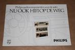 Oude folder Philips autoradio's, luidsprekers e.d. - 1978 !!, Nieuw, Ophalen of Verzenden
