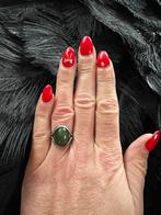 Zilveren handgemaakte ring met jade, Sieraden, Tassen en Uiterlijk, Ringen, Nieuw, Verzenden