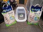 Kattenbak Inc. anderhalve zak grind, Dieren en Toebehoren, Kattenbakken, Ophalen, Zo goed als nieuw, Open