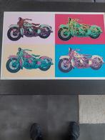 Harley-Davidson Paspertoe, Ophalen, Zo goed als nieuw, Schilderij, Minder dan 50 cm