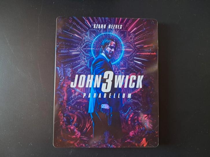 Blu-ray John Wick 3 (steelcase / €15 incl verzendkosten), Cd's en Dvd's, Blu-ray, Zo goed als nieuw, Actie, Verzenden