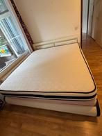 Tweepersoons Bed 180x200 met 2 Matrassen, Ophalen, Gebruikt, Tweepersoons, Bedbodem