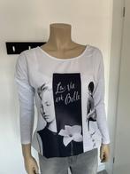 Follie di Garbo shirt maat M oversized, Grijs, Follie di Garbo, Maat 38/40 (M), Lange mouw