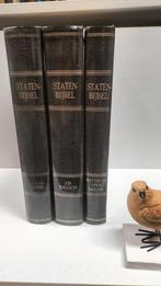 Bijbel, Driedelige Statenbijbel Set C, Ophalen of Verzenden, Gelezen, Christendom | Protestants