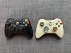 XBox controllers wit zwart (2 stuks, kan per stuk verkocht), Gebruikt, Ophalen of Verzenden, Controller, Xbox Original