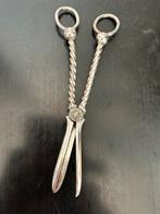 Antiek verzilverde druiven schaar 19 cm, Ophalen of Verzenden