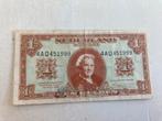 1 Gulden bankbiljet uit het jaar 1945., Postzegels en Munten, Bankbiljetten | Nederland, Ophalen of Verzenden, 1 gulden, Los biljet