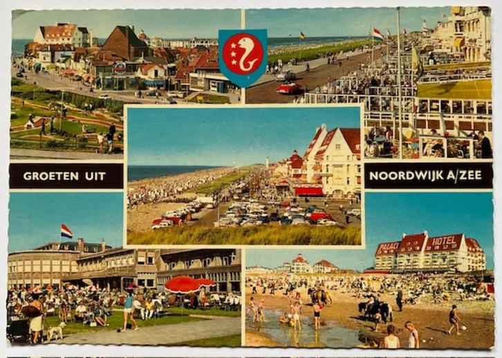 Noordwijk aan Zee  5 – luik Midgetgolf strand boulevard, Verzamelen, Ansichtkaarten | Nederland, Ongelopen, Zuid-Holland, 1960 tot 1980