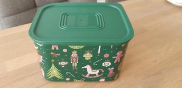 Tuperware Kerst koektrommel beschikbaar voor biedingen