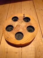 Waxinelichtjes houder, Bruin, Ophalen of Verzenden, Zo goed als nieuw, Hout