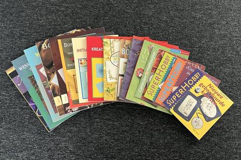 16 Hobby Boekjes Kaarten borduren etc., Boeken, Hobby en Vrije tijd, Zo goed als nieuw, Overige onderwerpen, Ophalen of Verzenden