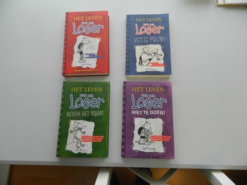 4x het leven van een loser ( zgan los 3,50 of samen 10 euro, Boeken, Kinderboeken | Jeugd | 10 tot 12 jaar, Zo goed als nieuw
