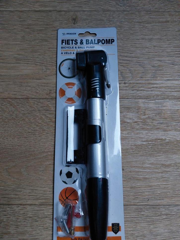 Benson Fiets & Balpomp - Nieuw in Verpakking, Fietsen en Brommers, Fietsaccessoires | Fietspompen, Nieuw, Ophalen of Verzenden