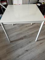 Tafel 80x80, Huis en Inrichting, Tafels | Eettafels, Ophalen, Gebruikt, Vierkant, Tot twee personen
