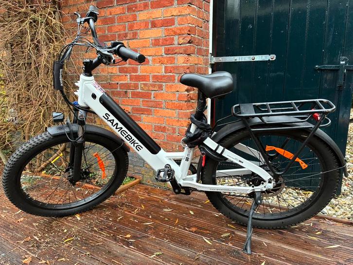 RS A01 plus electric city fatbike white low step stads fiets, Fietsen en Brommers, Elektrische fietsen, Zo goed als nieuw, Overige merken