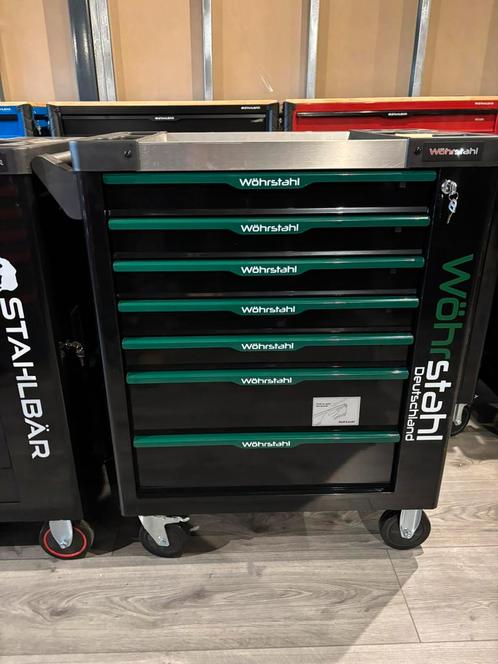 ‼️NIEUW‼️Wöhrstahl Gereedschapswagen in 4 kleuren Gevuld‼️, Auto diversen, Autogereedschap, Nieuw, Ophalen of Verzenden