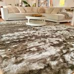 Taupe de luxe  -  xxl vloerkleed 340x240CM - fotoshoot, Ophalen, Bruin, 150 tot 200 cm, 200 cm of meer
