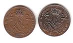België Leopold II - 1 CENTM. 1902+1907 - KM#34, Verzenden, België, Setje