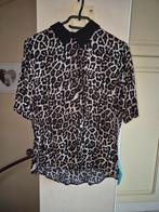 Tijger print dames blouse, Kleding | Dames, Blouses en Tunieken, Ophalen of Verzenden, Zo goed als nieuw, Maat 42/44 (L), Overige kleuren