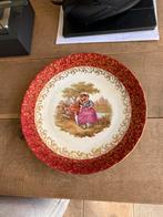 Mooi bord Bavaria handwerk 22kr goud, Antiek en Kunst, Ophalen of Verzenden