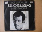s2598 julio iglesias - por una mujer, Cd's en Dvd's, Vinyl Singles, Ophalen, Gebruikt, 7 inch, Single