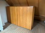 Vintage Houten Kast, Ophalen, Gebruikt, 100 tot 150 cm, Eikenhout