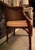 Vintage faux bamboo fauteuil, Antiek en Kunst, Ophalen