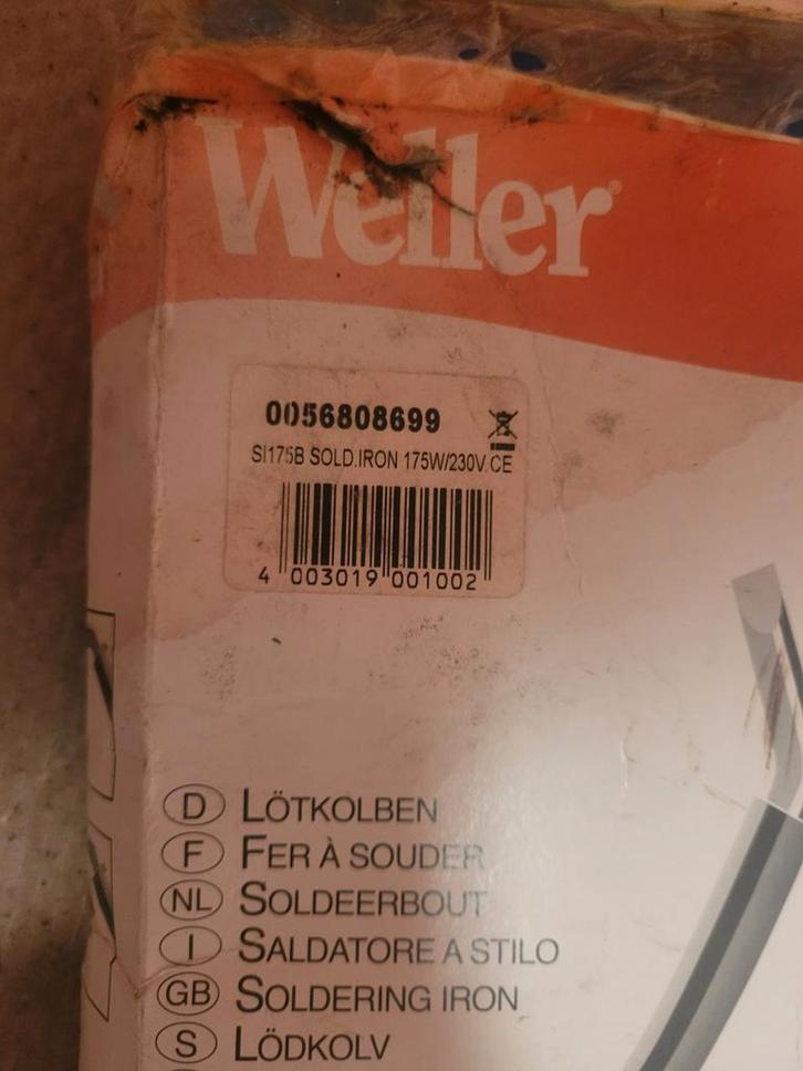 Weller Soldeerbout 175W - Krachtig!, Doe-het-zelf en Verbouw, Gereedschap | Handgereedschap, Ophalen of Verzenden