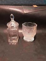 Mosterdpotje en glaasje, Antiek en Kunst, Ophalen of Verzenden