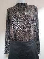 Vero Moda Blouse - Slangenprint - Maat S, Bruin, Vero Moda, Ophalen of Verzenden, Maat 36 (S)