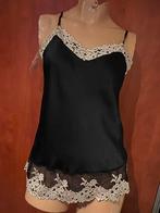 Intimissimi top met kant ZIJDE maat s zgan, Ophalen of Verzenden, Zo goed als nieuw, Intimissimi, Zwart