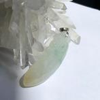 100% Natuurlijk jade jadeiet hanger( FEI CUI), Verzenden, Nieuw, Met edelsteen, Groen