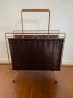Vintage Tijdschriftenrek Metaal Jaren 60, Huis en Inrichting, Woonaccessoires | Krantenbakken en Lectuurbakken, Ophalen of Verzenden