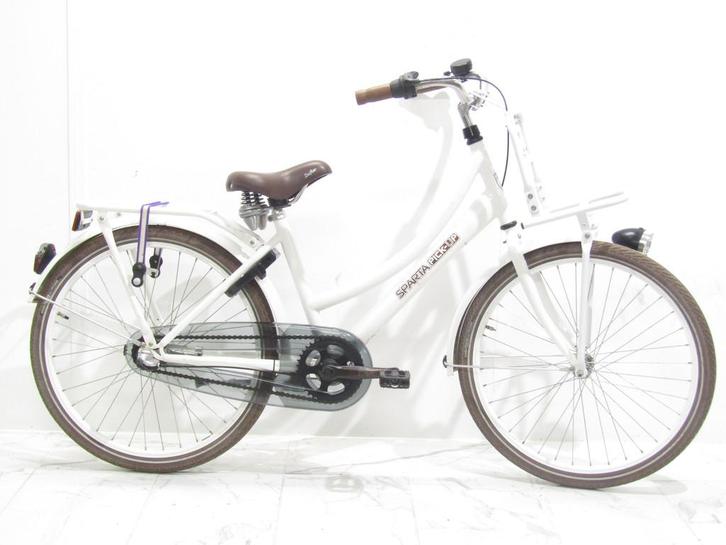 Sparta Pick up wit meisjes 38cm 24inch, Fietsen en Brommers, Fietsen | Meisjes, Gebruikt, Versnellingen