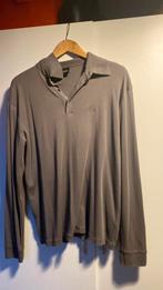 Hugo boss polo lange mouwe grijs, Maat 48/50 (M), Ophalen of Verzenden, Zo goed als nieuw, Hugo Boss