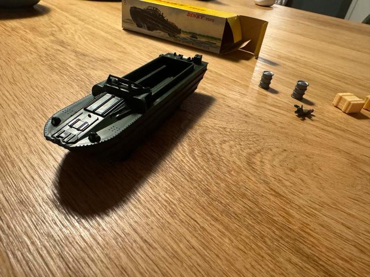 Dinky Toys 825 Camion Amphibie DUKW, Hobby en Vrije tijd, Modelauto's | 1:50, Gebruikt, Bus of Vrachtwagen, Dinky Toys, Ophalen of Verzenden